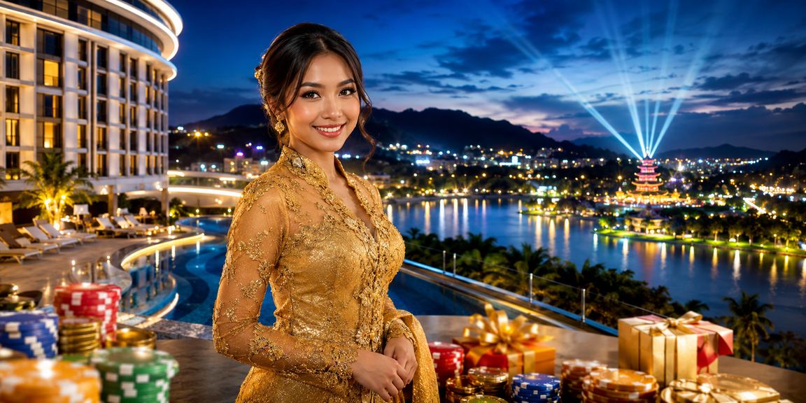 Pengguna Malaysia menikmati platform pertaruhan mu33 dalam suasana budaya tempatan berkebaya